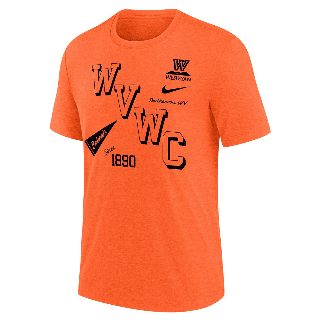 Nike Orange Tri-Blend T-Shirt